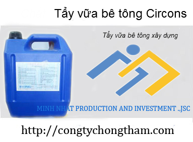 Tẩy vữa - bê tông Circons